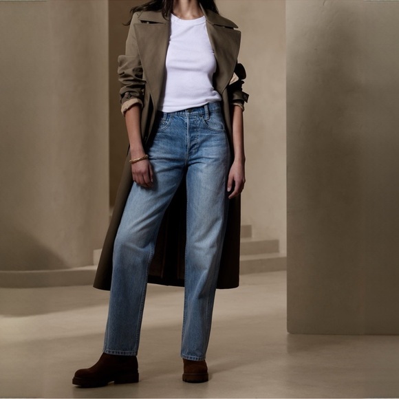 Banana Republic Denim - Banana Republic Blue Straight Leg Jeans